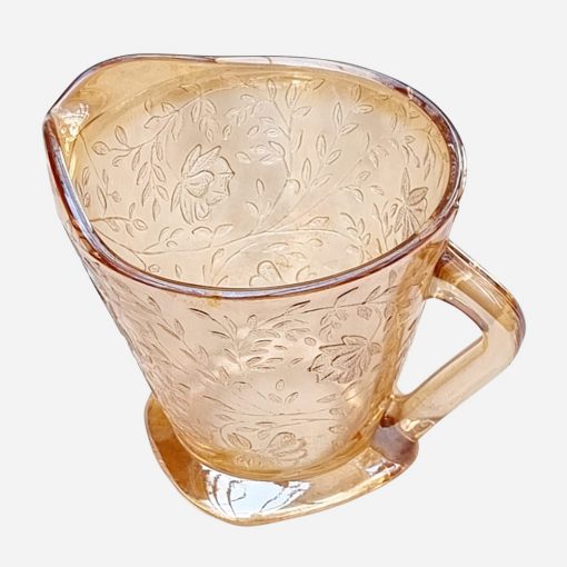 Cremero Carnival Glass Ámbar