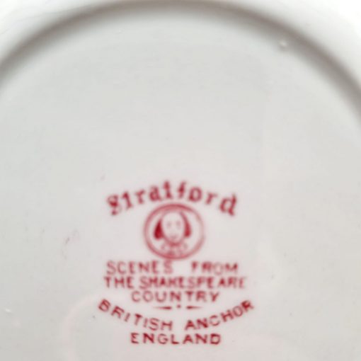 Juego 6 Pocillos British Anchor Stratford Scenes from The Shakespeare Country - Imagen 3
