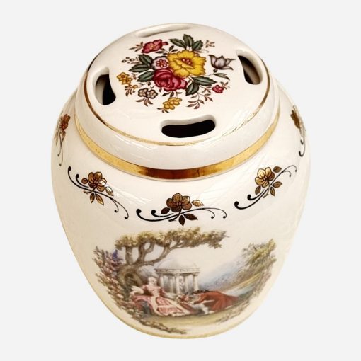 Potiche Inglés Lord Nelson Pottery Pintado a mano