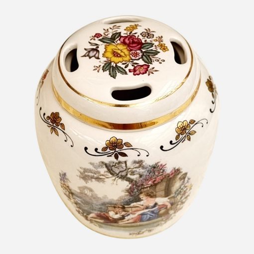 Potiche Inglés Lord Nelson Pottery Pintado a mano - Imagen 2