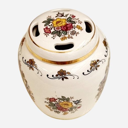 Potiche Inglés Lord Nelson Pottery Pintado a mano - Imagen 3