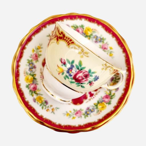 Trío de Té Inglés Taza Colclough - Imagen 2