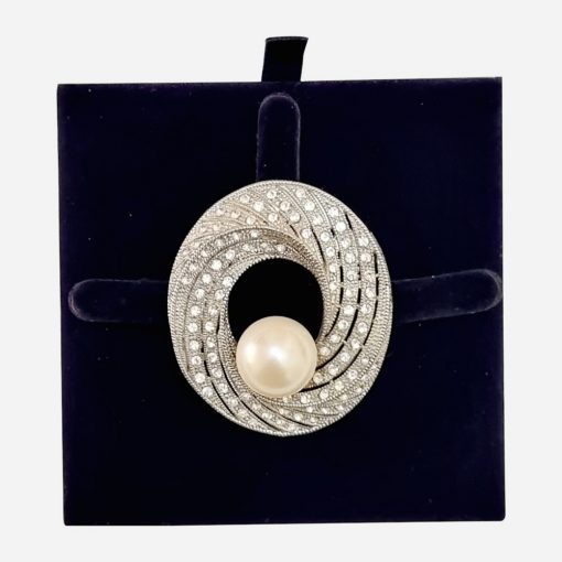 Broche Vintage Perla Sintética Circones