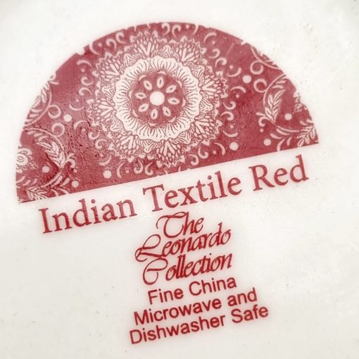 Tazón Inglés Indian Textile Red - Imagen 2
