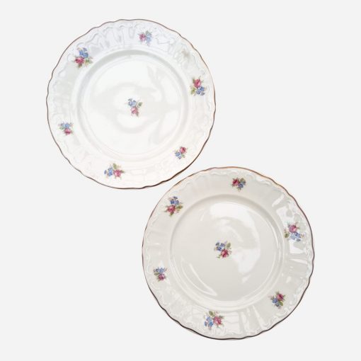 Juego 4 Platos de Pan Porcelana Sueca - Imagen 3