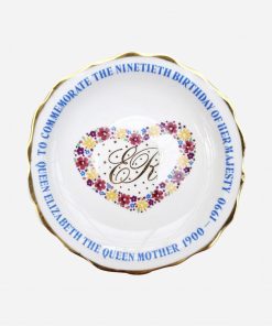 Mini Plato Conmemorativo Cumpleaños 90 The Queen Mother