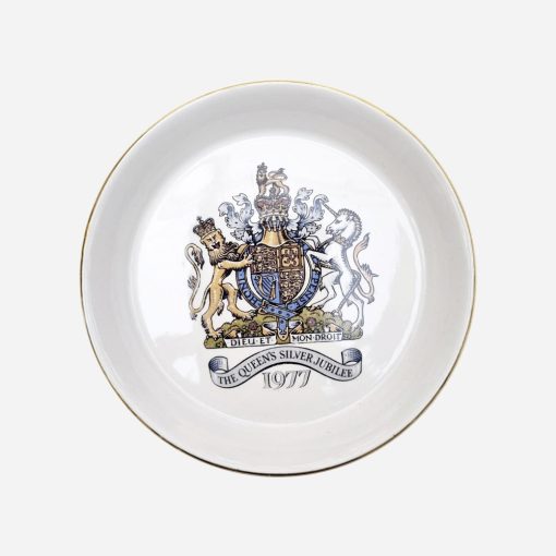 Plato Conmemorativo Silver Jubilee 1977 Queen Elizabeth II