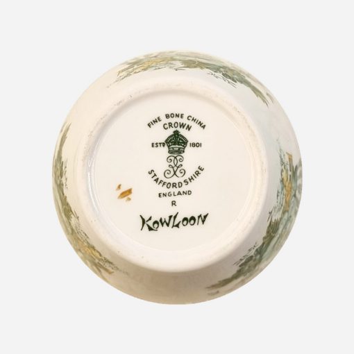 Mini Potiche Inglés Diseño Oriental/Crown Staffordshire Koowloon - Imagen 4
