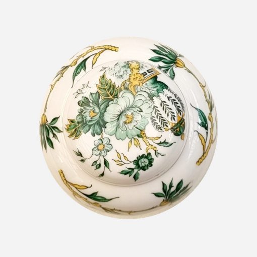 Mini Potiche Inglés Diseño Oriental/Crown Staffordshire Koowloon - Imagen 3