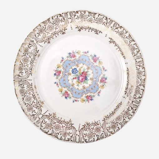 Plato de Pan Sebring USA Lyric borde dorado 22k