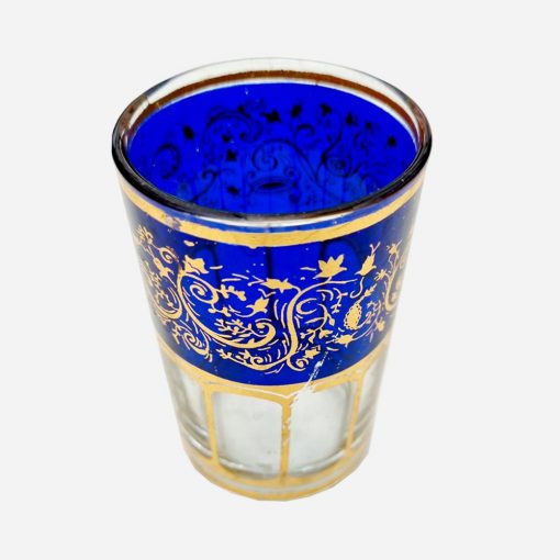 Vaso Decorativo Vintage Vidrio Pintado
