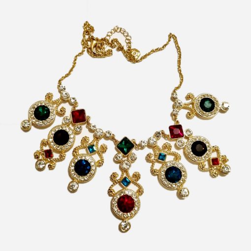 Collar Monet Vintage Strass Piedras Sintéticas
