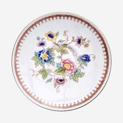 Dúo de Té Vintage Royal Cauldon Keepsake - Imagen 3