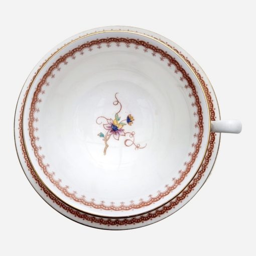 Dúo de Té Vintage Royal Cauldon Keepsake - Imagen 4