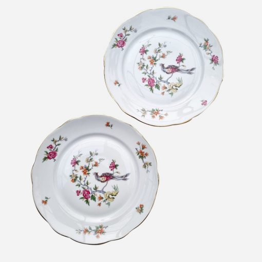 Par de Platos de Fondo Franceses