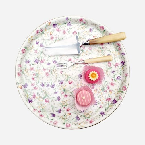 Plato Tortero Francés Porcelana Limoges - Imagen 2
