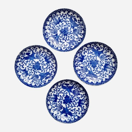 Set 4 Mini Platitos Japoneses Chinoiserie