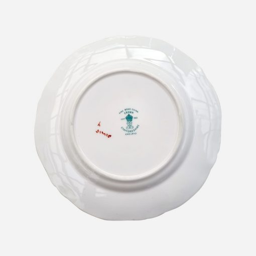 Juego de 4 Platos de Pan Ingleses Crown Staffordshire - Imagen 4