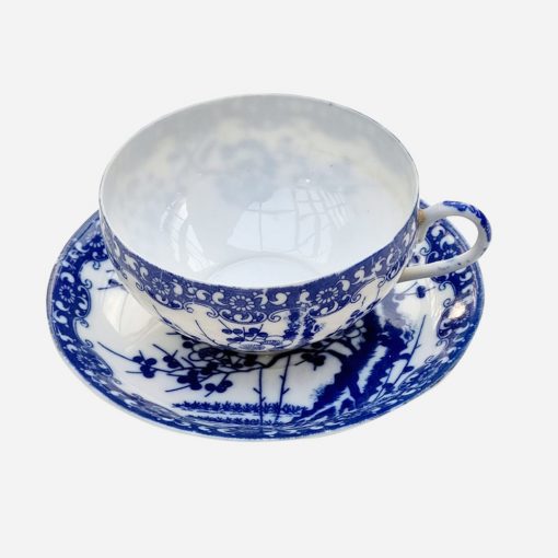 Dúo de Té Japonés Tokusai Vintage Sakura Blue & White