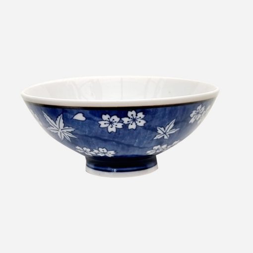 Set de 4 Pocillos Japoneses Blue & White Sakura-Bambú - Imagen 2