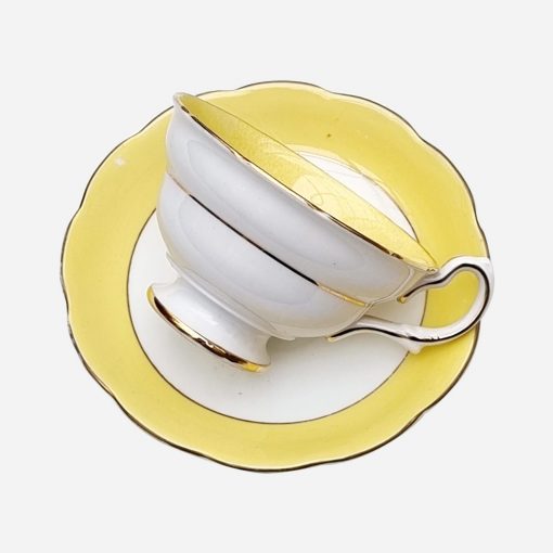 Dúo de Té Vintage Inglés Grovesnor - Imagen 3