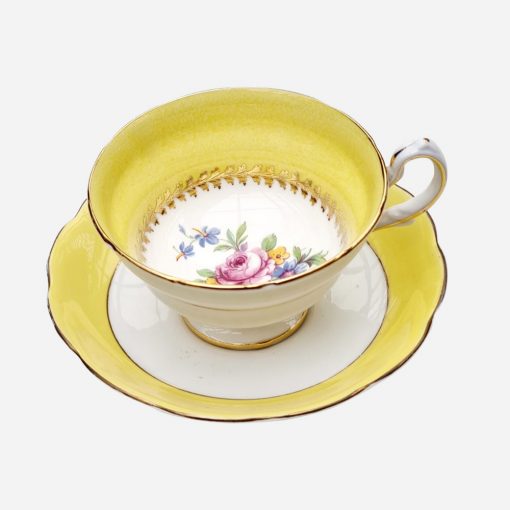 Dúo de Té Vintage Inglés Grovesnor