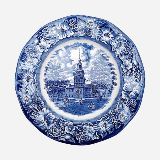 Plato Decorativo Inglés Liberty Blue