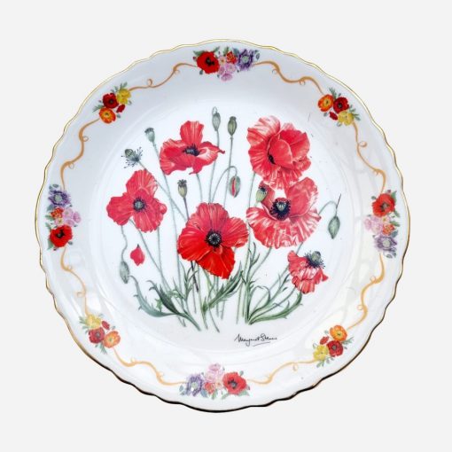 Plato Decorativo Inglés Field Poppy