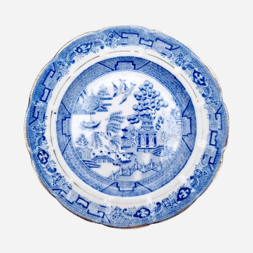 Plato Decorativo Inglés Wollow Light Blue