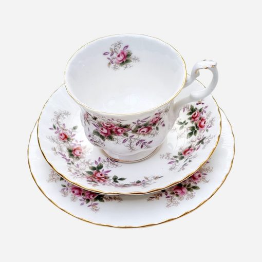 Trío de Té Inglés Royal Albert Lavender Rose