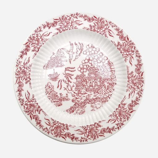 Plato de Pan Willow Red Hamilton Rose