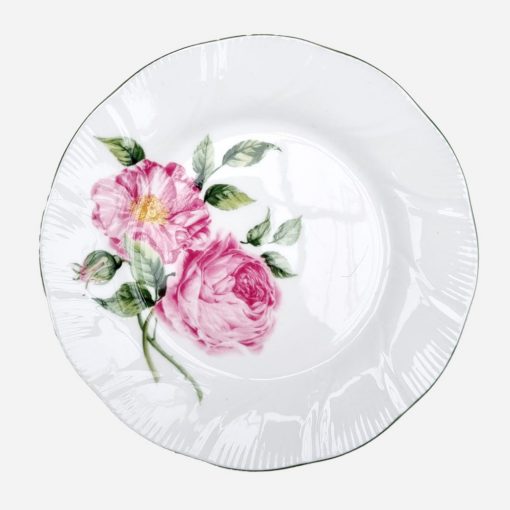 Juego de 6 Platos de Pan Ingleses Rosina Roses