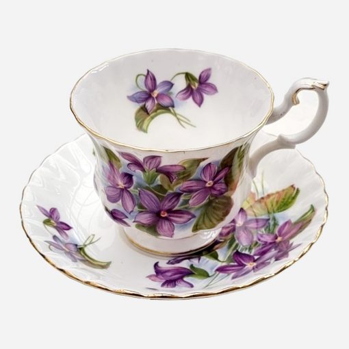 Dúo de Té Royal Albert Purple Violet