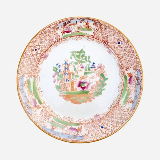 Trío de Té Inglés sin Sello Patrón Oriental - Imagen 3
