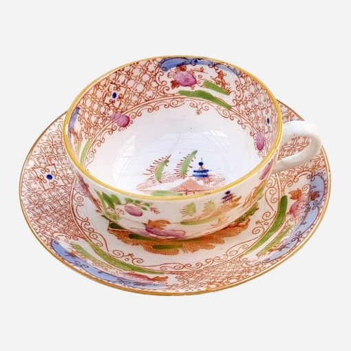 Trío de Té Inglés sin Sello Patrón Oriental - Imagen 2