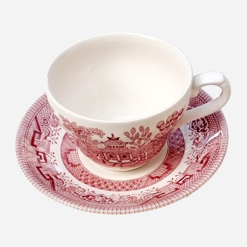Dúo de Té Inglés Churchill Willow Red