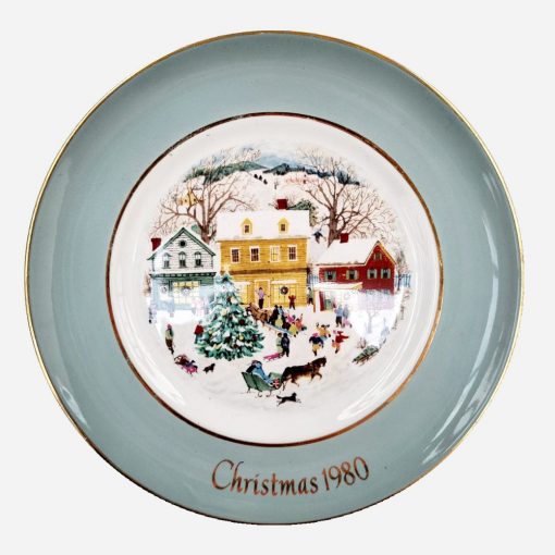 Plato Decorativo Navidad Wedgwood para Avon