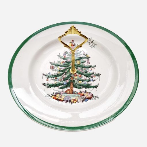 Plato Galletero Inglés Christmas Tree Spode