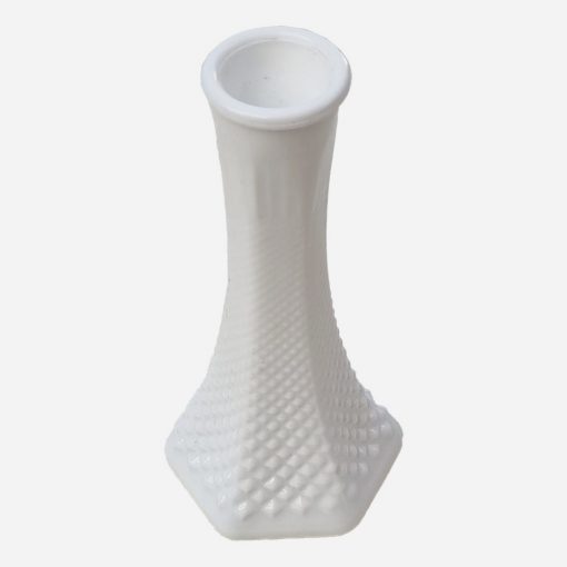 Florero Milk Glass