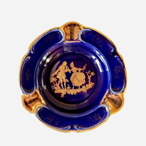 Cenicero Limoges Blue Cobalt