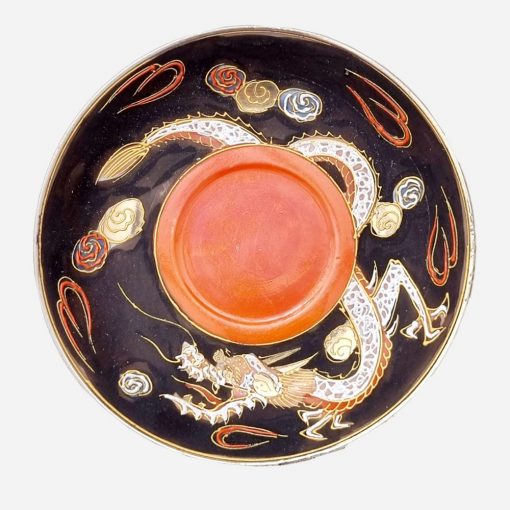 Dúo de Té Japonés Satsuma años '40 - Imagen 3