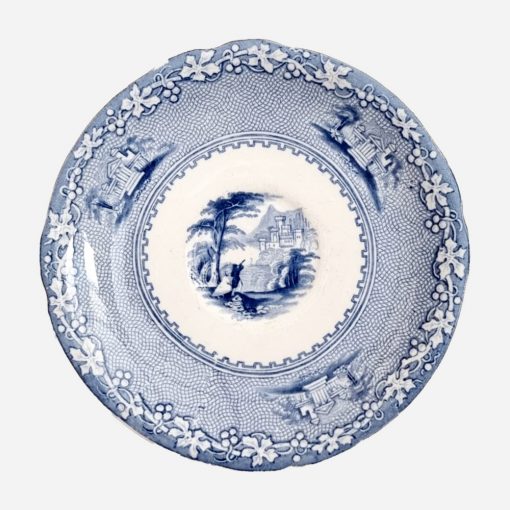 Dúo de Té Royal Sttaforshire Jenny Lind Blue - Imagen 4