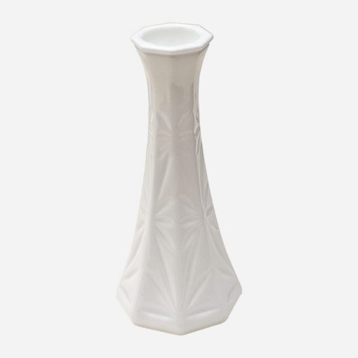 Florero Milk Glass