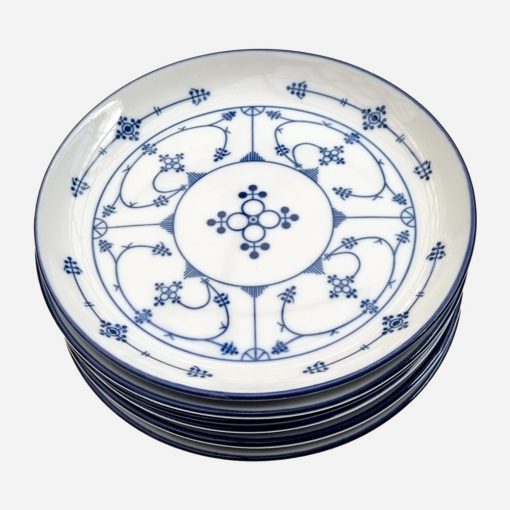 Juego de 6 Platos de Entrada-Torta Porcelana Alemana
