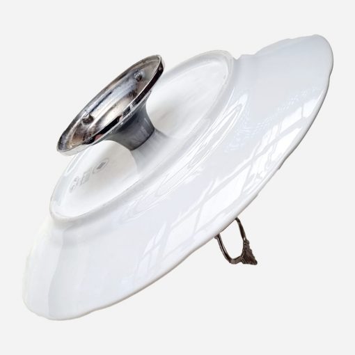 Pedestal de Porcelana con Asa y Base Cromada Carl Von Linné - Imagen 2