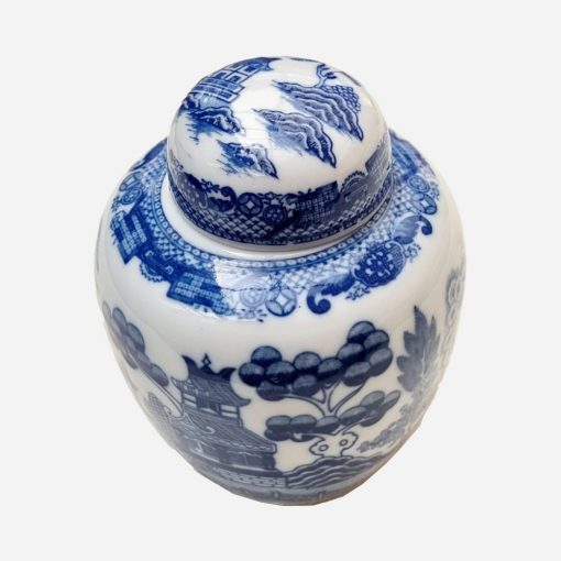 Potiche Inglés sin sello Old Willow Blue