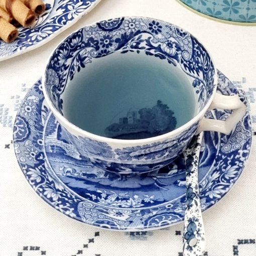 Dúo de Té Copeland Spode Italian Blue - Imagen 2
