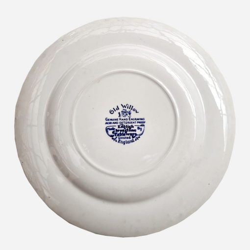 Quesera Inglesa Old Willow Blue English Irostone - Imagen 3