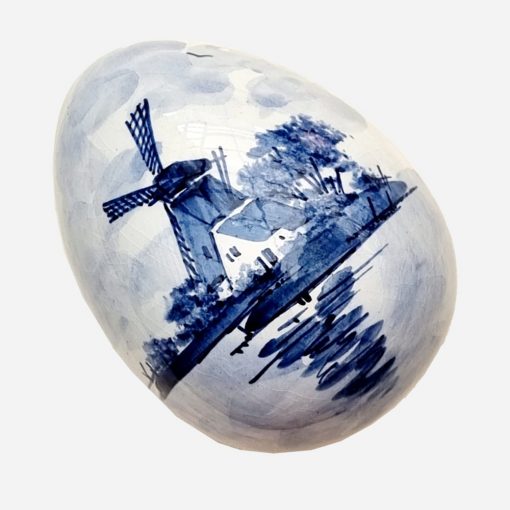 Caja Huevo Porcelana Holandesa Delft - Imagen 2