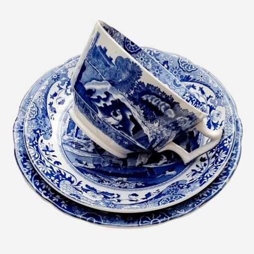 Trío de Té Copeland Spode Italian Blue - Imagen 2